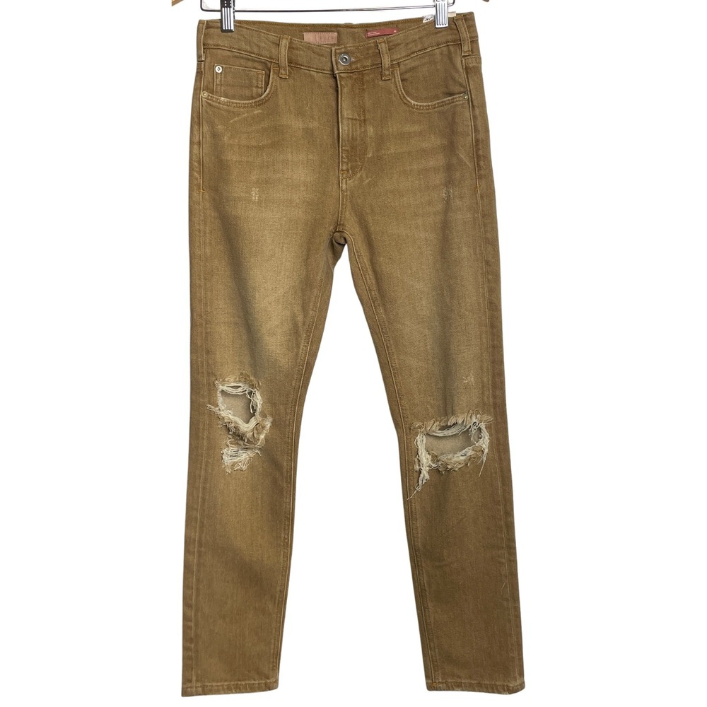 NWT Pilcro Anthropologie Heritage Boyfriend Jeans Womens 26 Distressed Ripped